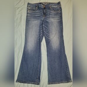 American Eagle Outfitters Blue Flare Jeans